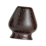 Maxbell Porcelain Chasen Holder Chasen Stand Tea Whisk Holder for Office Dining Room Brown Black