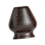 Maxbell Porcelain Chasen Holder Chasen Stand Tea Whisk Holder for Office Dining Room Brown Black