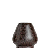 Maxbell Porcelain Chasen Holder Chasen Stand Tea Whisk Holder for Office Dining Room Brown Black