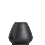 Maxbell Porcelain Chasen Holder Chasen Stand Tea Whisk Holder for Office Dining Room Black