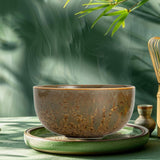 Maxbell Ceramic Matcha Bowl Porcelain Ceremony Chawan for Family Tea Lovers Beginner A