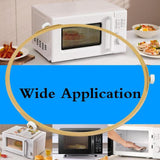 Maxbell Microwave Turntable Ring Parts Professional Lightweight Rotating Ring Roller D Diamater 21.7cm