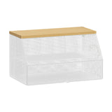 Maxbell Food Cover BBQ Cover Outside Plate Serving Cover for Garden Table Restaurant White 52cmx31cmx27cm