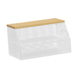 Maxbell Food Cover BBQ Cover Outside Plate Serving Cover for Garden Table Restaurant White 52cmx31cmx27cm