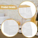 Maxbell Food Cover BBQ Cover Outside Plate Serving Cover for Garden Table Restaurant White 52cmx31cmx27cm
