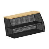 Maxbell Food Cover BBQ Cover Outside Plate Serving Cover for Garden Table Restaurant Black 52cmx31cmx27cm