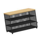 Maxbell Food Cover BBQ Cover Outside Plate Serving Cover for Garden Table Restaurant Black 48cmx26cmx31cm