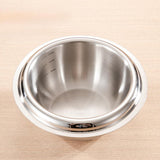 Maxbell Stainless Steel Mixing Bowl Portable Soup Bowl for Kitchen Restaurant Baking Only Bowl