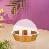Maxbell Bread Basket with Cover Dustproof Serving Tray for Kitchen Vegetable Display Brown