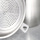 Maxbell Cooking Pot Soup Pot Stainless Steel Camping Pot for Cooking Home Commercial 4L