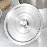 Maxbell Cooking Pot Soup Pot Stainless Steel Camping Pot for Cooking Home Commercial 4L