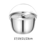 Maxbell Oil Filter Pot Multifunction Large Capacity with Fine Mesh Strainer Cookware 2L