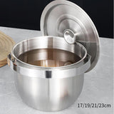 Maxbell Oil Filter Pot Multifunction Large Capacity with Fine Mesh Strainer Cookware 2L