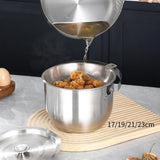 Maxbell Oil Filter Pot Multifunction Large Capacity with Fine Mesh Strainer Cookware 2L