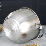 Maxbell Oil Filter Pot Multifunction Large Capacity with Fine Mesh Strainer Cookware 4L