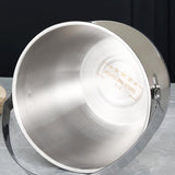 Maxbell Oil Filter Pot Multifunction Large Capacity with Fine Mesh Strainer Cookware 4L
