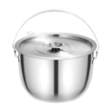Maxbell Oil Filter Pot Multifunction Large Capacity with Fine Mesh Strainer Cookware 4L