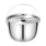 Maxbell Oil Filter Pot Multifunction Large Capacity with Fine Mesh Strainer Cookware 5L