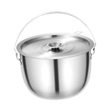 Maxbell Oil Filter Pot Multifunction Large Capacity with Fine Mesh Strainer Cookware 5L