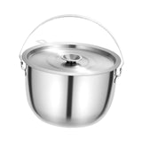 Maxbell Oil Filter Pot Multifunction Large Capacity with Fine Mesh Strainer Cookware 5L