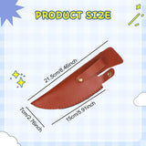 Maxbell Cutting Knife Sheath Multipurpose PU Leather Wear Resistant Protection Cover
