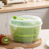 Maxbell Vegetable Dryer Fruits Spinning Draining Container Salad Mixer Salad Spinner