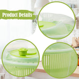 Maxbell Vegetable Dryer Fruits Spinning Draining Container Salad Mixer Salad Spinner