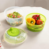 Maxbell Vegetable Dryer Fruits Spinning Draining Container Salad Mixer Salad Spinner
