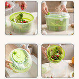 Maxbell Vegetable Dryer Fruits Spinning Draining Container Salad Mixer Salad Spinner