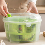 Maxbell Vegetable Dryer Fruits Spinning Draining Container Salad Mixer Salad Spinner