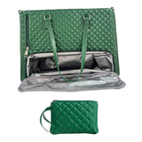 Maxbell Woman Tote Bag Lunch Bag Combo Set Versatile Handbag for Shopping Waterproof Green