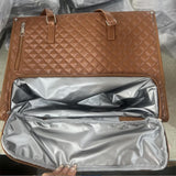 Maxbell Woman Tote Bag Lunch Bag Combo Set Versatile Handbag for Shopping Waterproof Brown