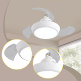 Maxbell Ceiling Fan Light Fixture Three Adjustable Wind Speeds for Apartment Kitchen S 33W