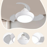 Maxbell Ceiling Fan Light Fixture Three Adjustable Wind Speeds for Apartment Kitchen S 33W