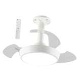Maxbell Ceiling Fan Light Fixture Three Adjustable Wind Speeds for Apartment Kitchen L 48W