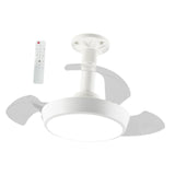 Maxbell Ceiling Fan Light Fixture Three Adjustable Wind Speeds for Apartment Kitchen L 48W
