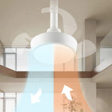 Maxbell Ceiling Fan Light Fixture Three Adjustable Wind Speeds for Apartment Kitchen L 48W