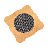 Maxbell Insulation Pad Wood Housewarming Gift Bowl Mat for Party Countertop Tabletop Square