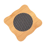 Maxbell Insulation Pad Wood Housewarming Gift Bowl Mat for Party Countertop Tabletop Square