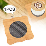 Maxbell Insulation Pad Wood Housewarming Gift Bowl Mat for Party Countertop Tabletop Square