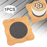 Maxbell Insulation Pad Wood Housewarming Gift Bowl Mat for Party Countertop Tabletop Square