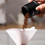 Maxbell Pour over Coffee Maker 600ml Portable Glass Dripper for Camping Kitchen Cafe clear