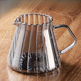 Maxbell Pour over Coffee Maker 600ml Portable Glass Dripper for Camping Kitchen Cafe gray