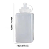 Maxbell Condiment Squeeze Bottle Ketchup Honey Bottles for Kitchen Restaurants Salad 600ml