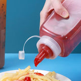Maxbell Condiment Squeeze Bottle Ketchup Honey Bottles for Kitchen Restaurants Salad 600ml