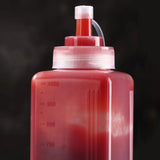 Maxbell Condiment Squeeze Bottle Ketchup Honey Bottles for Kitchen Restaurants Salad 600ml