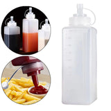 Maxbell Condiment Squeeze Bottle Ketchup Honey Bottles for Kitchen Restaurants Salad 1000ml