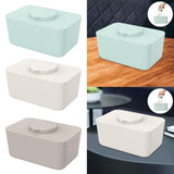 Maxbell Wipes Container Elegant Versatile Tissue Box for TV Cabinet Home Dining Room Blue
