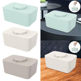 Maxbell Wipes Container Elegant Versatile Tissue Box for TV Cabinet Home Dining Room Blue