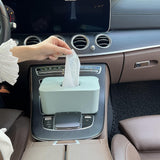 Maxbell Wipes Container Elegant Versatile Tissue Box for TV Cabinet Home Dining Room Blue